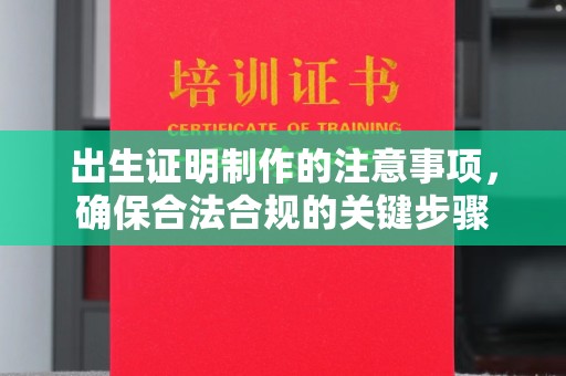 电白出生证明制作的注意事项，确保合法合规的关键步骤