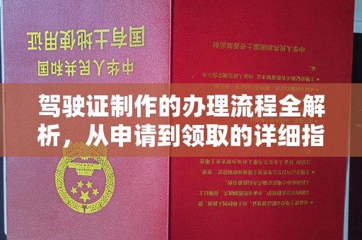 电白驾驶证制作的办理流程全解析，从申请到领取的详细指南