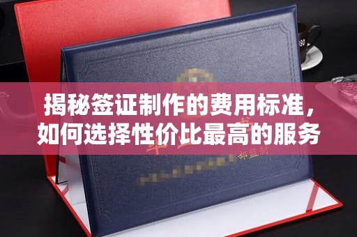 电白揭秘签证制作的费用标准，如何选择性价比最高的服务？